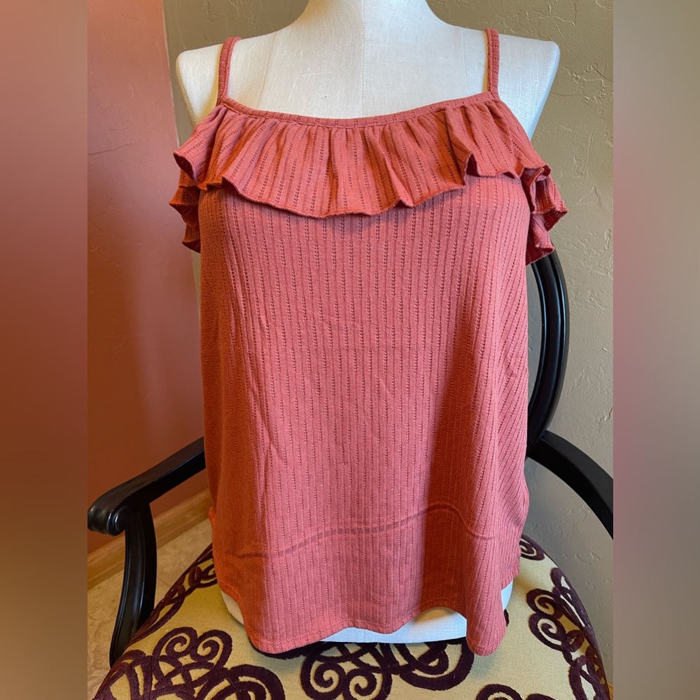 Maurice’s ruffle tank